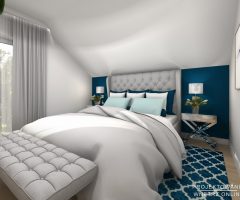 Projekt nowoczesnej sypialni 3